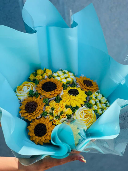 ضمة الورد بكريم الزبدة